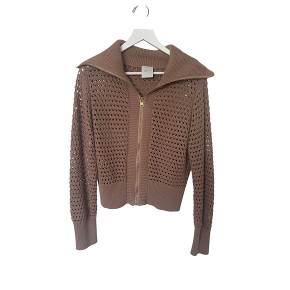 Varley Eloise Cedar Full Zip Knit Jacket - Picture 2 of 6